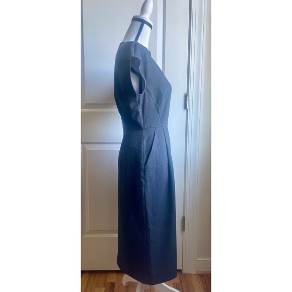 MM.LaFleur Chambray Sheath Dress - Picture 4 of 8